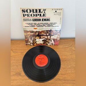 Soul Of A People Gordon Jenkins & His Orchestra Jewish Record Album